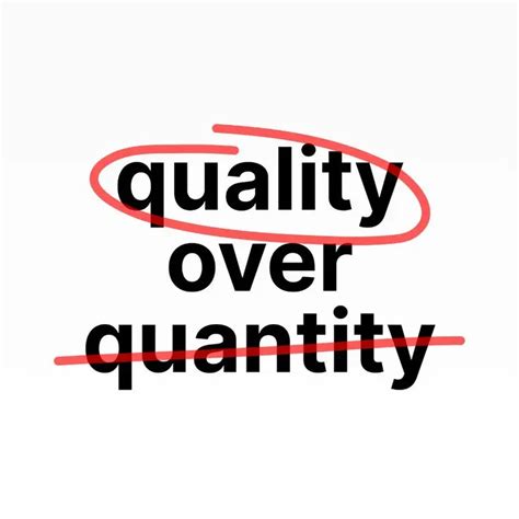 Afbeeldingsresultaten voor Quality Over Quantity Time Management