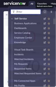 Image result for Refresh Button ServiceNow