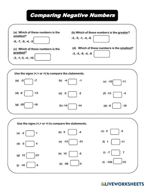 Image result for Plotting Positive and Negative Numbers Worksheet