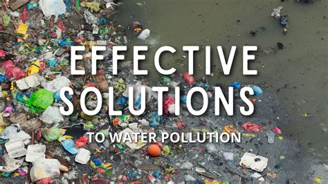 Solutions Of Water Pollution