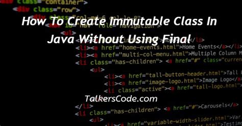 Image result for Steps to Create Immutable Class in Java