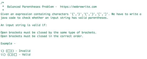 Image result for Balanced Parentheses Using Stack