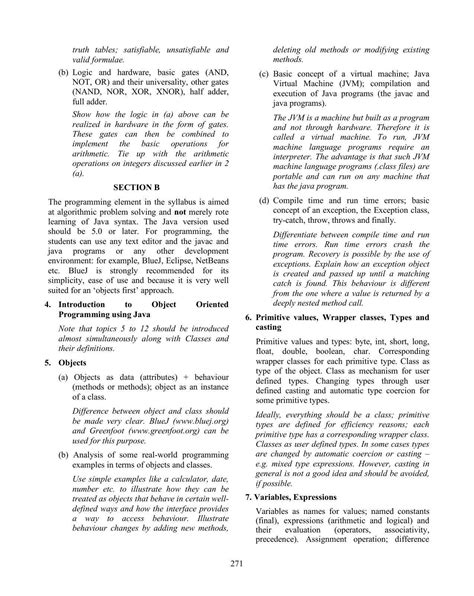 Image result for ISC Class 11 Computer Science Syllabus