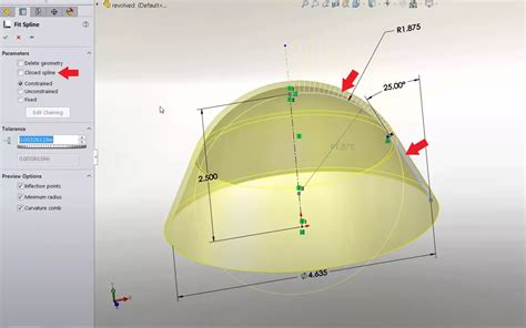Image result for SolidWorks 2024 Spline Diagram Tutorial
