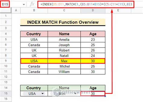 Image result for INDEX/MATCH Google Sheets
