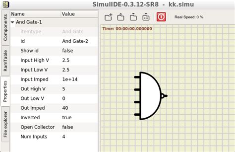 Multiplexer Simulide に対する画像結果