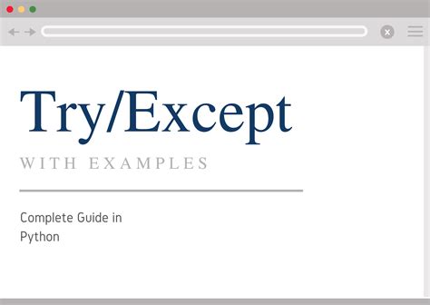 Image result for Try/Except Python Break