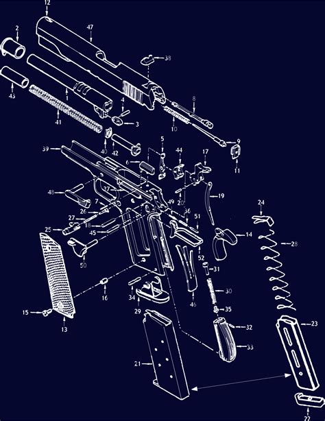 Afbeeldingsresultaten voor Exploded View of Gun Parts