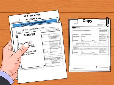 Afbeeldingsresultaten voor Donation Itemization Worksheet