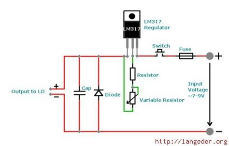 Image result for Laser Diode Circuit Diagram