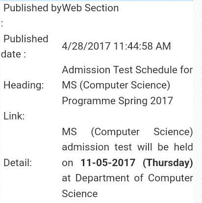 Toradh íomhá ar Admission Test Notes PDF for MS Computer Science