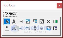 Image result for Excel VBA Userform Tool Box Missing
