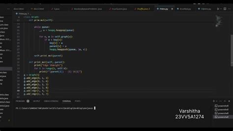 Image result for Prim S Algorithm Python