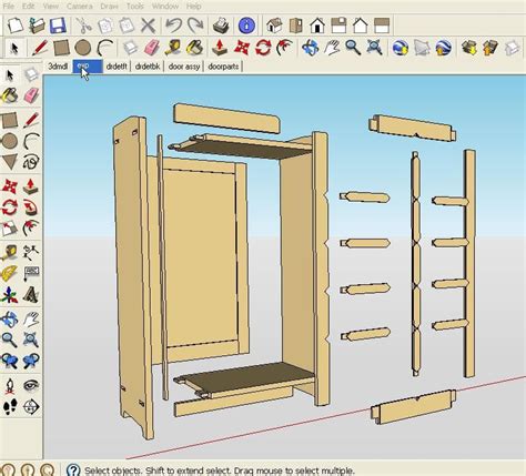 Using SketchUp for Woodworking માટે ઇમેજ પરિણામ