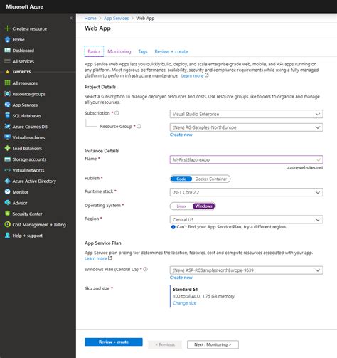 Image result for Create an Azure App Service Web App