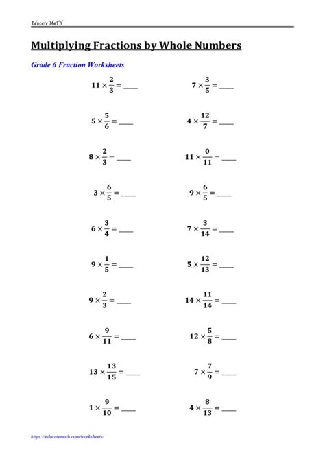 Toradh íomhá ar Mutiplication with Whole Numbers Worksheet