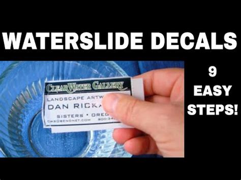 Image result for How to Make Your Own Waterslide Decals
