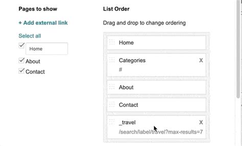 Toradh íomhá ar Image of Menu Tab On Blog