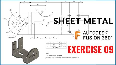 תוצאת תמונה עבור Sheet Metal Fusion 360 Tutorial
