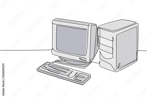 Image result for Vintage Computer Line Drawing