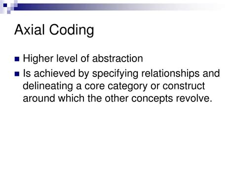 Image result for Axial Coding Definition
