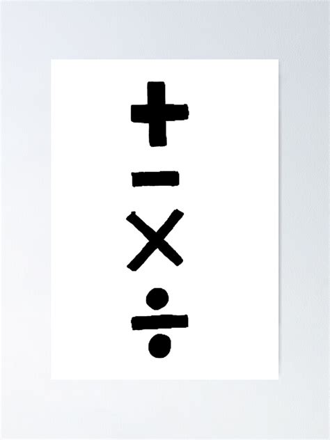 Image result for Add/Subtract Multiply/Divide Poster