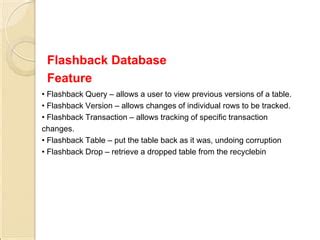 Image result for Oracle Flashback Transaction Query