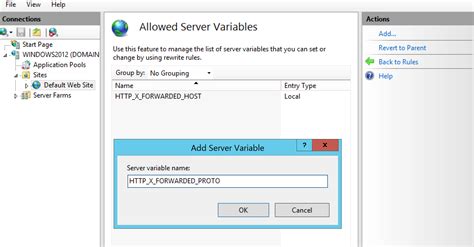 Toradh íomhá ar IIS View Server Variables