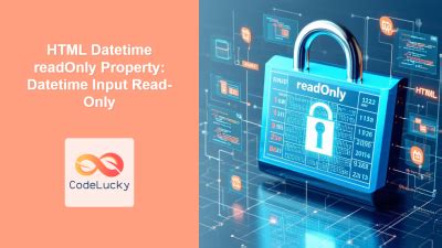 Read-Only in HTML Real-Time Example に対する画像結果