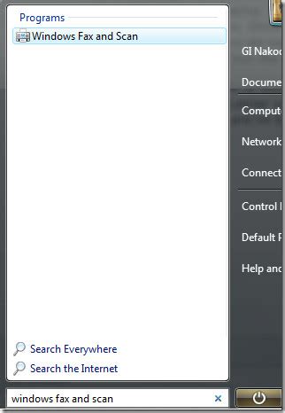 Image result for Windows Fax Scan Document