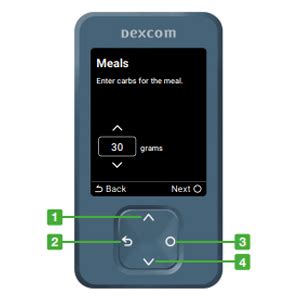 Image result for Receiver Dexcom Touch Screen Back