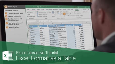 Excel Table Format Tutorial に対する画像結果