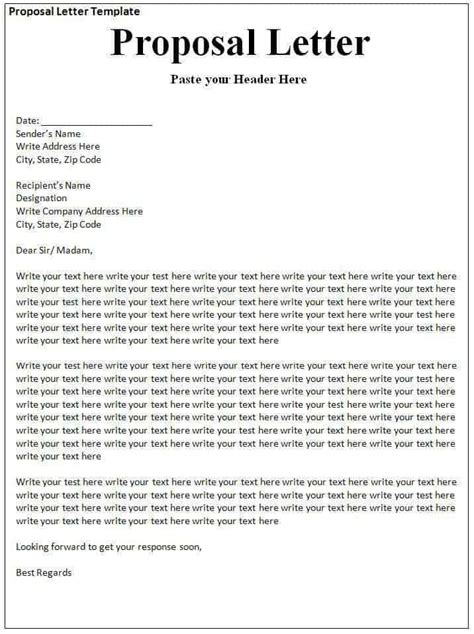 Sample Business Proposal Letter Example に対する画像結果