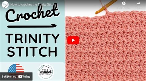 Image result for Crochet Patterns with Trinity Stitch