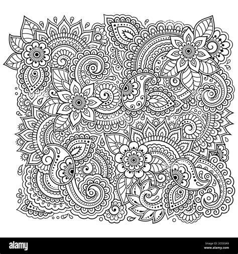 Seamless Floral Pattern Coloring Pages എന്നതിനുള്ള ഇമേജ് ഫലം