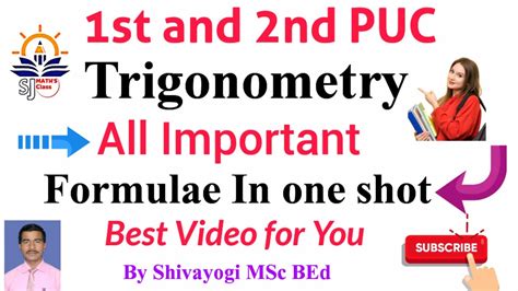 Image result for Trigmnometry All Formulae Class 12