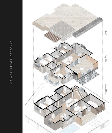 Architectural Exploded Axonometric Diagram :: Behance