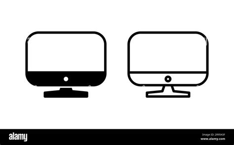 Toradh íomhá ar Computer Monitor Icon Vector