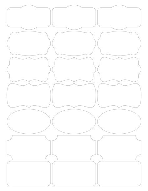Free 21 Label Template に対する画像結果