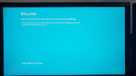 Image result for BitLocker Bios Boot Screen