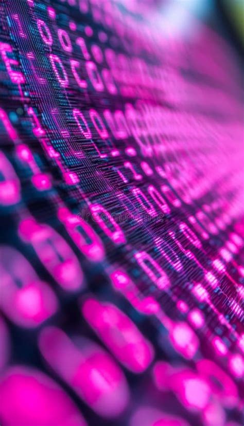 Toradh íomhá ar Abstract Image of Data or Code On a Computer Screen