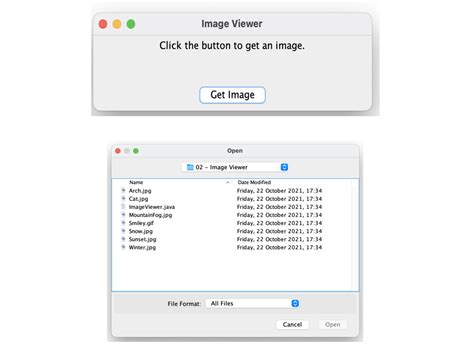 Image Viewer in Java に対する画像結果