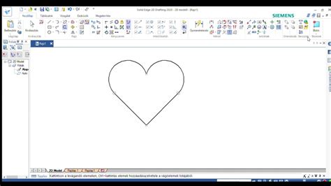 Toradh íomhá ar Solid Edge 2D Tutorials