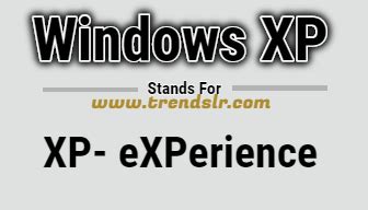 Image result for XP Full Form in Computer