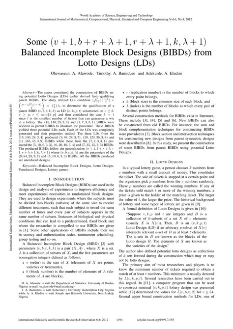 Image result for Incomplete Block Design Example