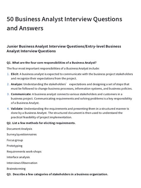 Image result for Business Analyst Interview Questions