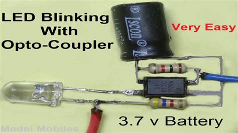 Image result for Optocoupler LED Flasher
