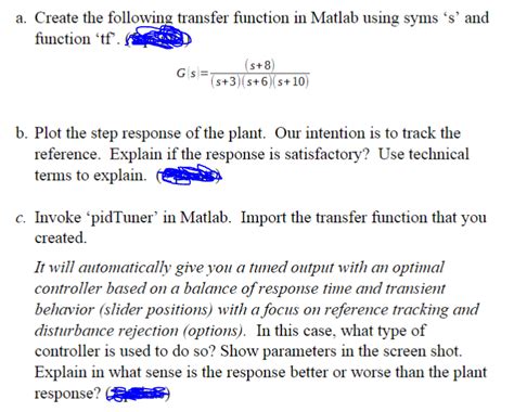 Writing Transfer Function in MATLAB に対する画像結果