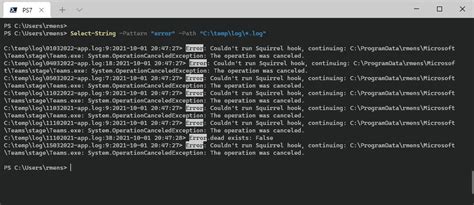 Select-String PowerShell-साठीचा प्रतिमा निकाल