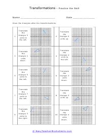 Image result for Draw Transformation Worksheet